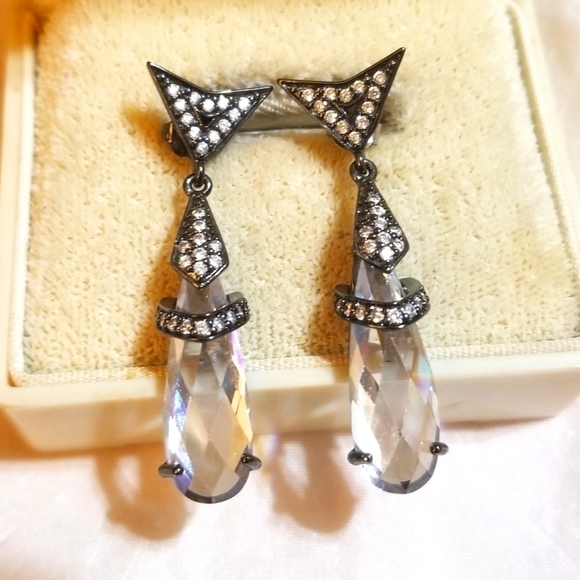 Kenneth Jay Lane Jewelry - KENNETH Jay Lane Deco Couture Crystal Earrings